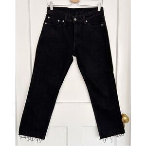 Women’s Levi’s 511 Black Cropped Jeans 30”